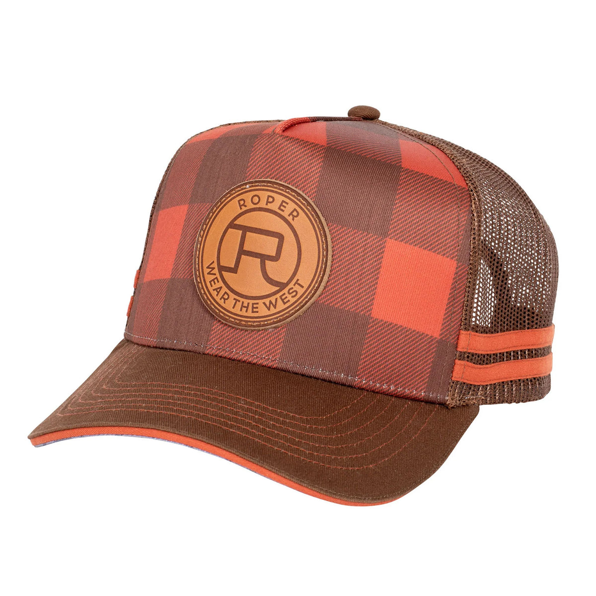 Roper Trucker Cap Plaid