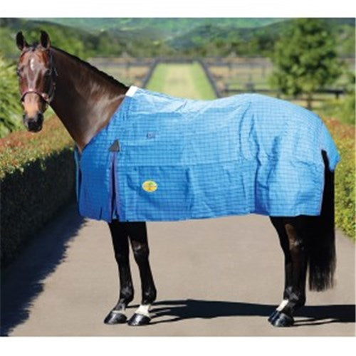RIPSTOP UNLINED CANVAS RUG BLUE