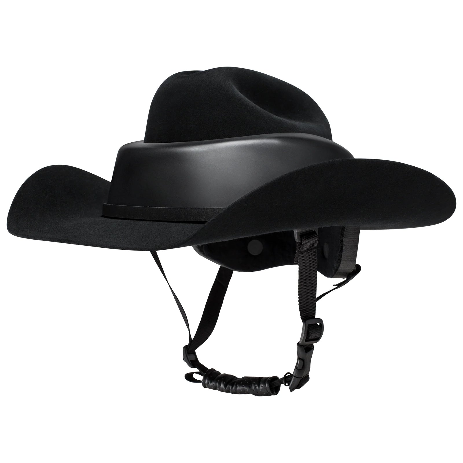Resistol Ride Safe Helmet - Black Felt.