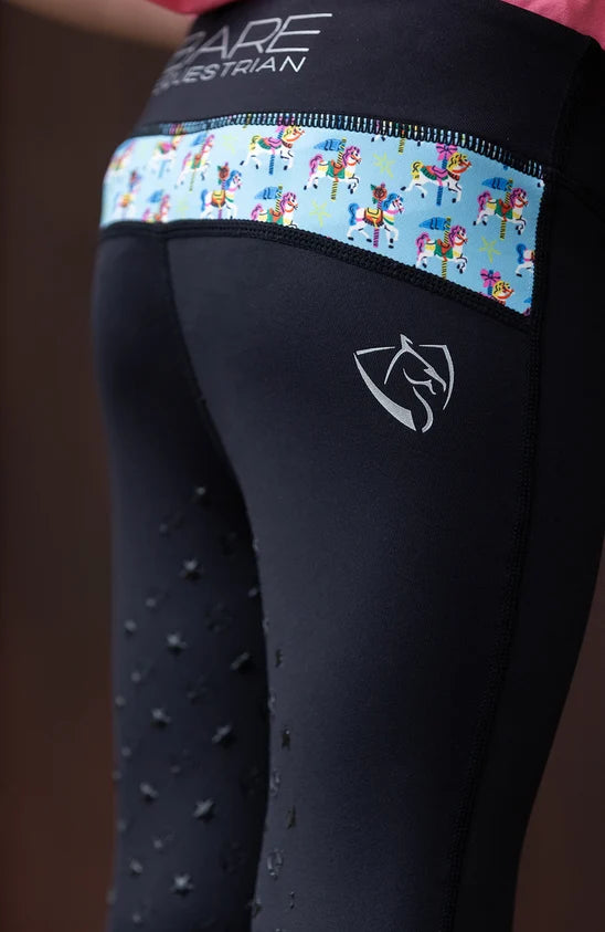 BARE Babes Performance Riding Tights - Carousel