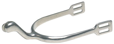 Swan Neck Dressage Spurs w/Disc Rowels