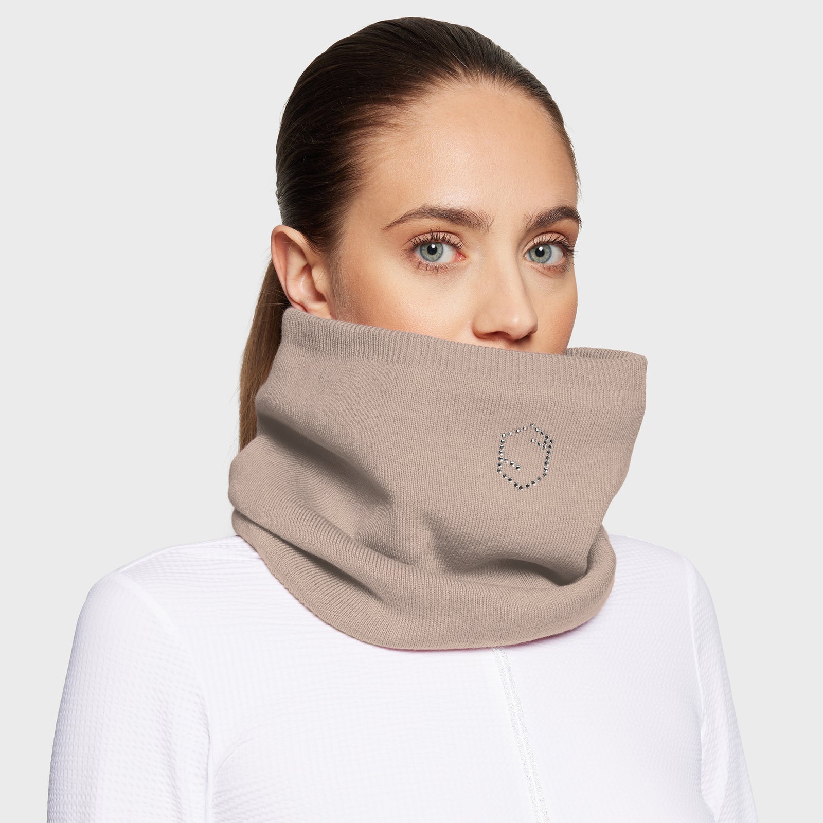 Neck Warmer Crystal Square