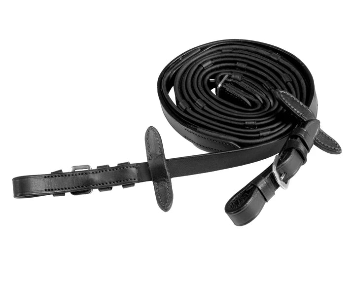 Landsborough Leather Grip Reins w/Stoppers.