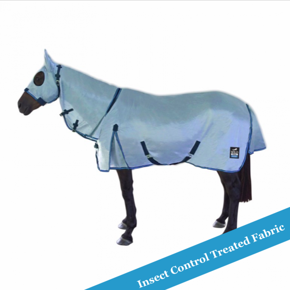 Wild Horse - Super Strength Mesh Rug with Attached Hood.