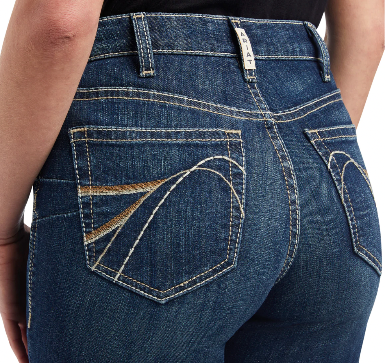 Ariat Womens Real High Rise Boot Cut Dorothy Pacific