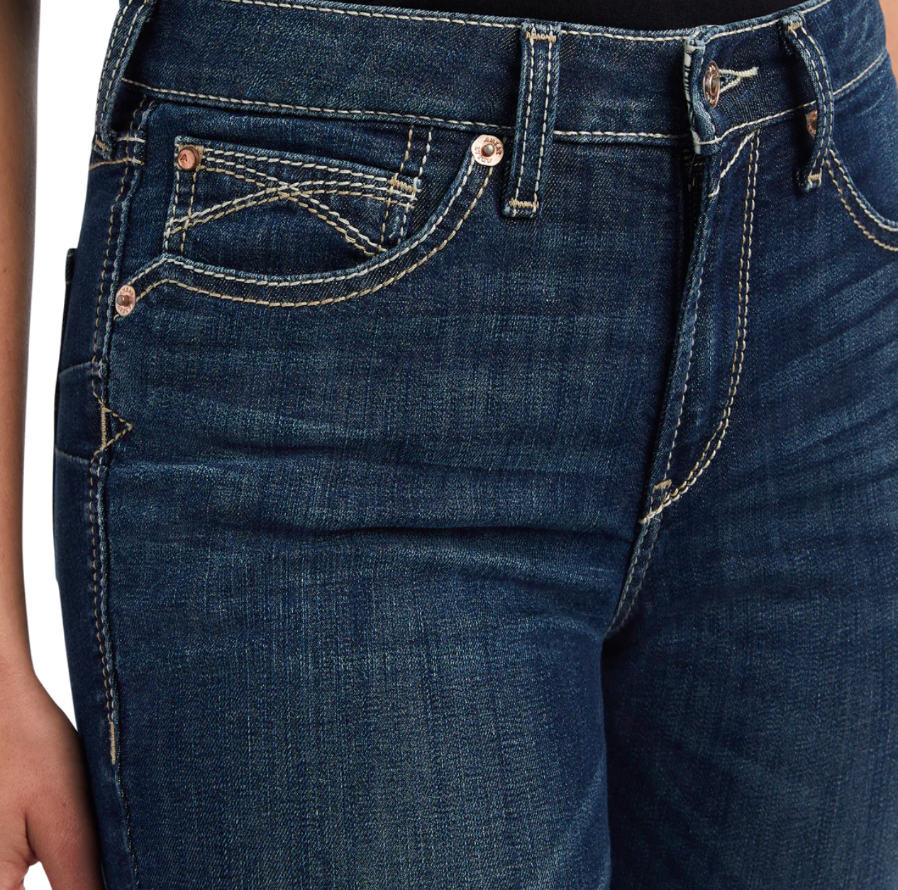 Ariat Womens Real High Rise Boot Cut Dorothy Pacific