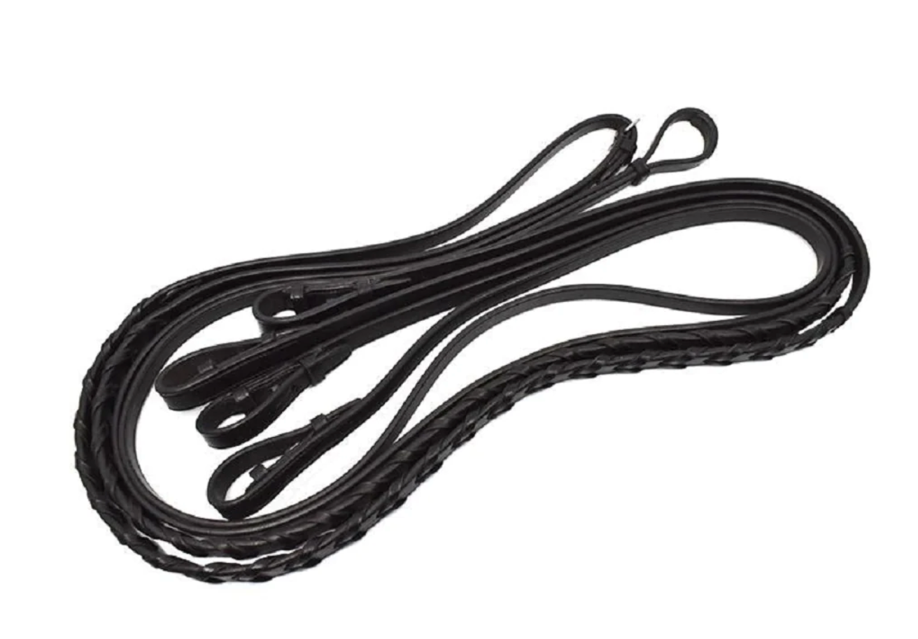 Grainge Elite Show Weymouth Reins Top and Bottom.