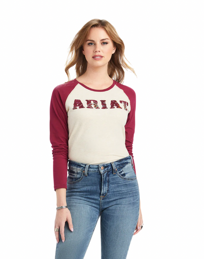 ARIAT WMN BASEBALL SHIRT