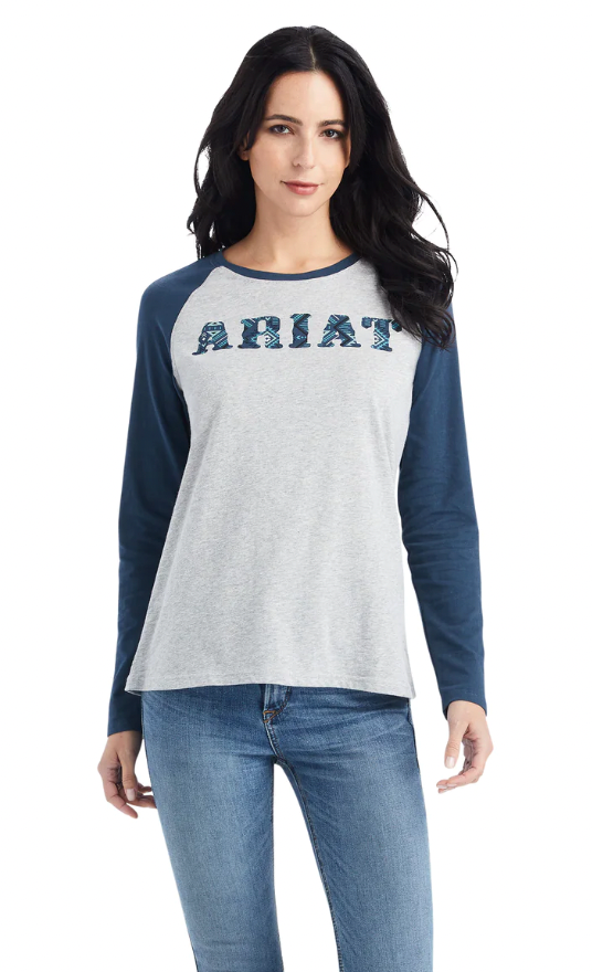 ARIAT WMN BASEBALL SHIRT