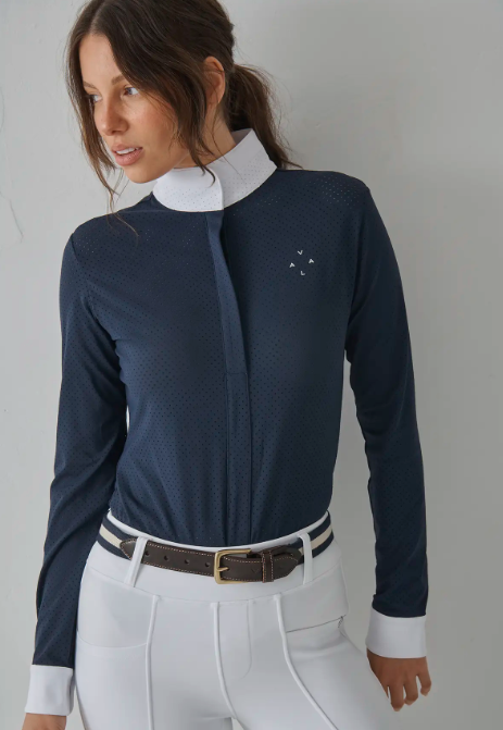 Vala - Long Sleeve Mesh Show Shirt