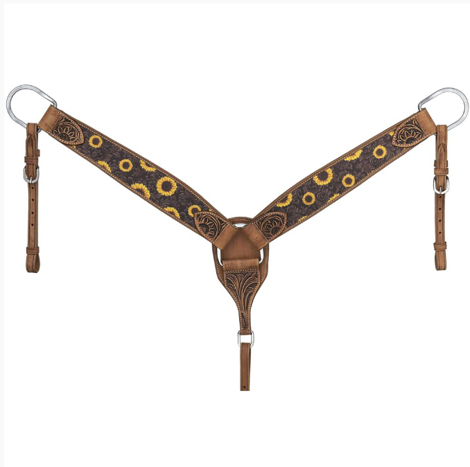 Silver Royal Sunflower Breastcollar