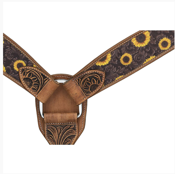 Silver Royal Sunflower Breastcollar