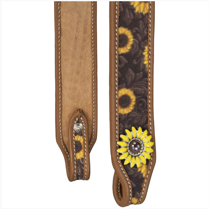Silver Royal Sunflower Single Ear Headstall