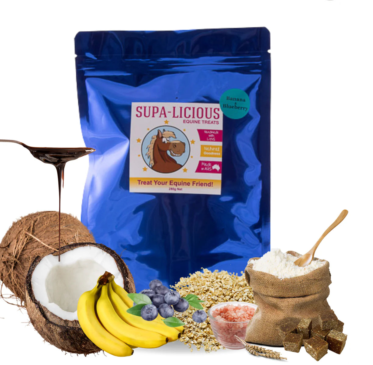SupaLicious - Banana & Blueberry
