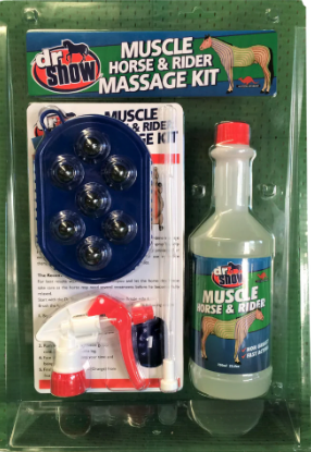 Dr Show Muscle Horse And Rider Massage Kit