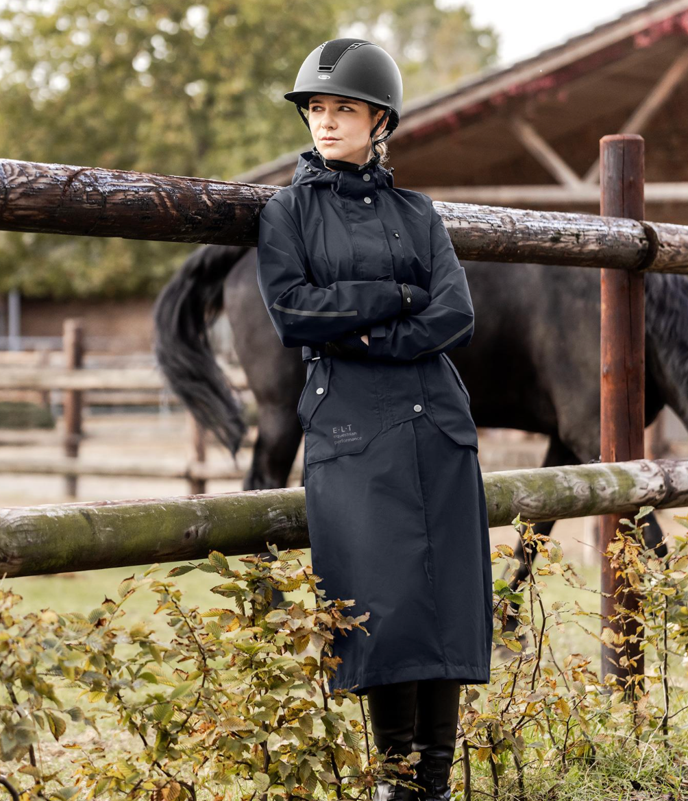 ELT Fehmarn Long Riding Raincoat Night Blue