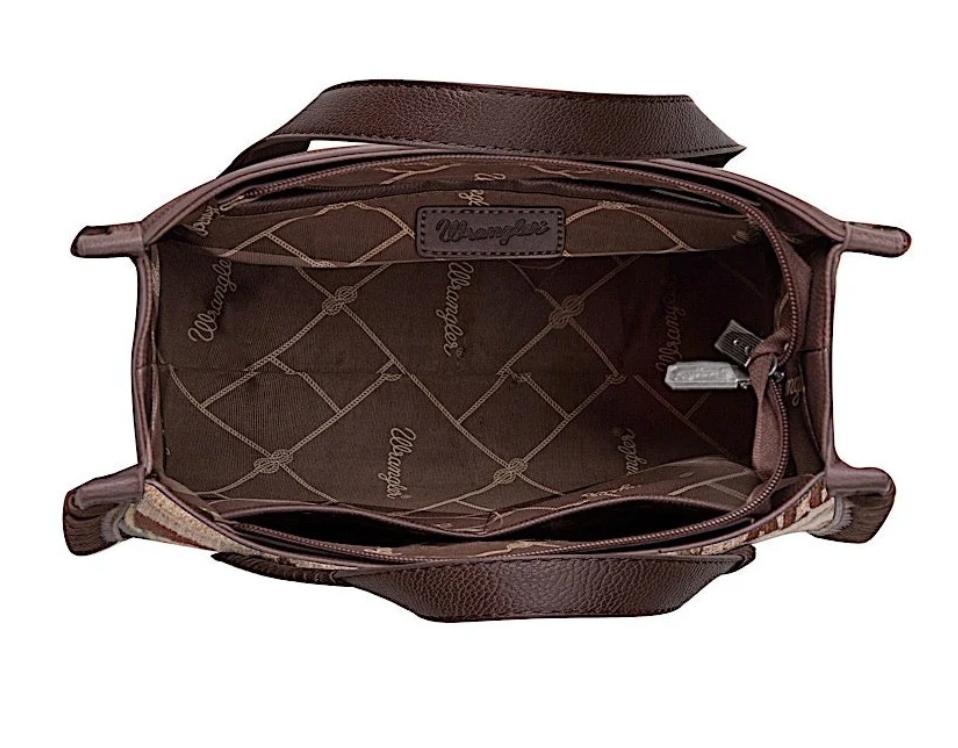 Wrangler Print Canvas Tote