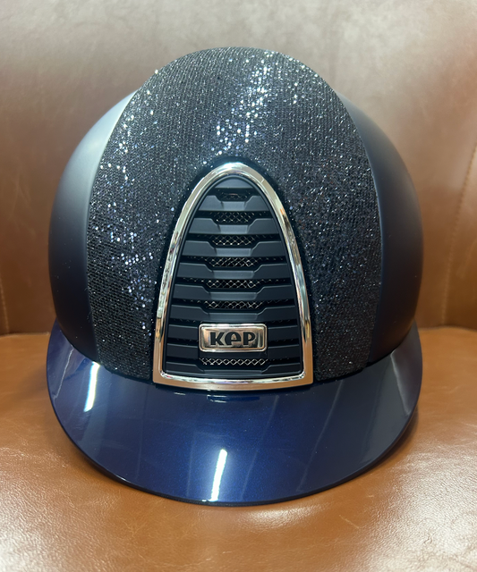 Kep Cromo 2.0 Textile Blue with Glitter Blue Front and Polish Visor/ Rear