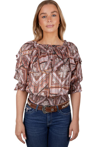 Pure Western Wmns Stevie Blouse