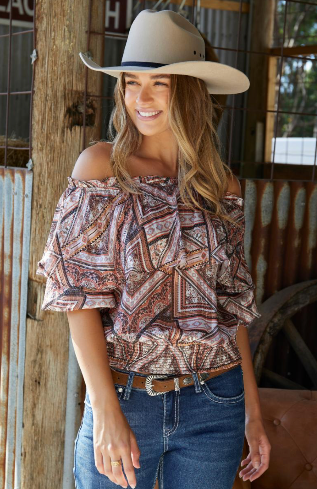 Pure Western Wmns Stevie Blouse