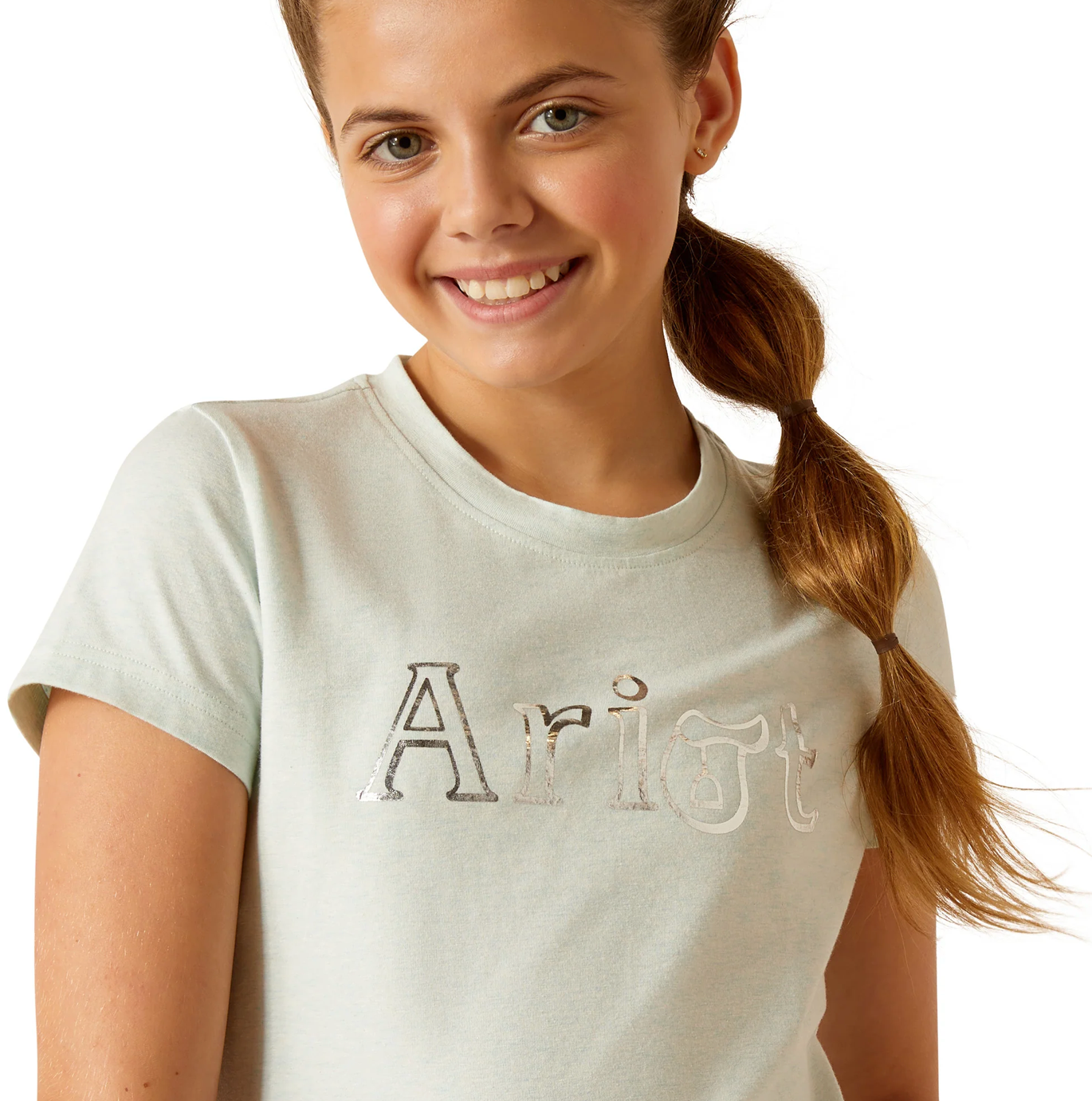 Ariat Kids' Saddle T-Shirt - Heather Plume