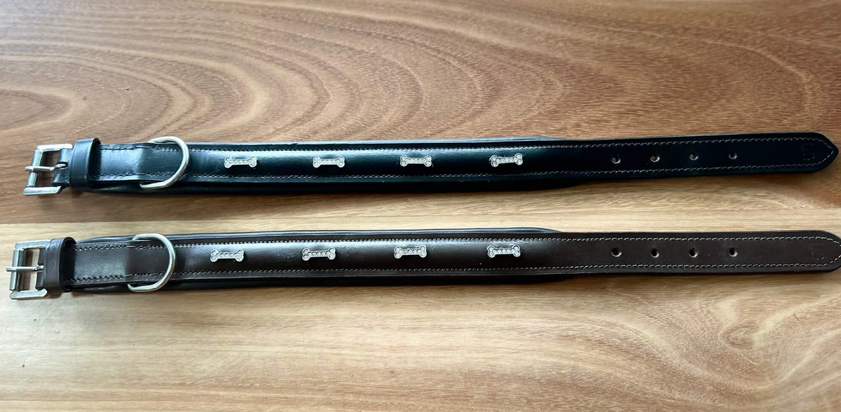 Belle Equestrian Kings Guard Dog Collar