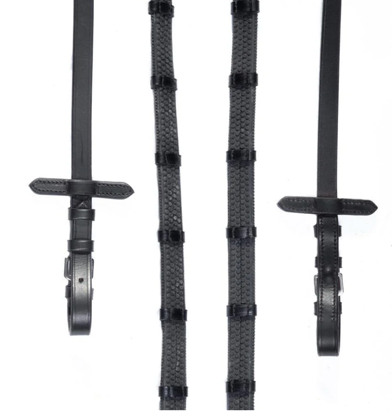 Flexible Fit Rubber Grip Reins