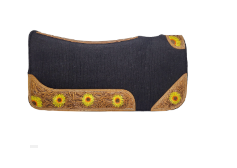 Oregon Sunflower Wool Felt Pad