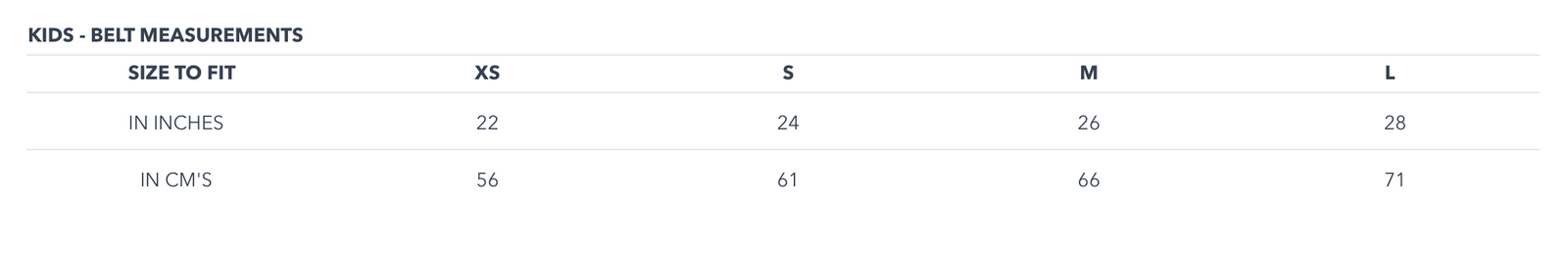 Pure Western Kiara Kids Belt