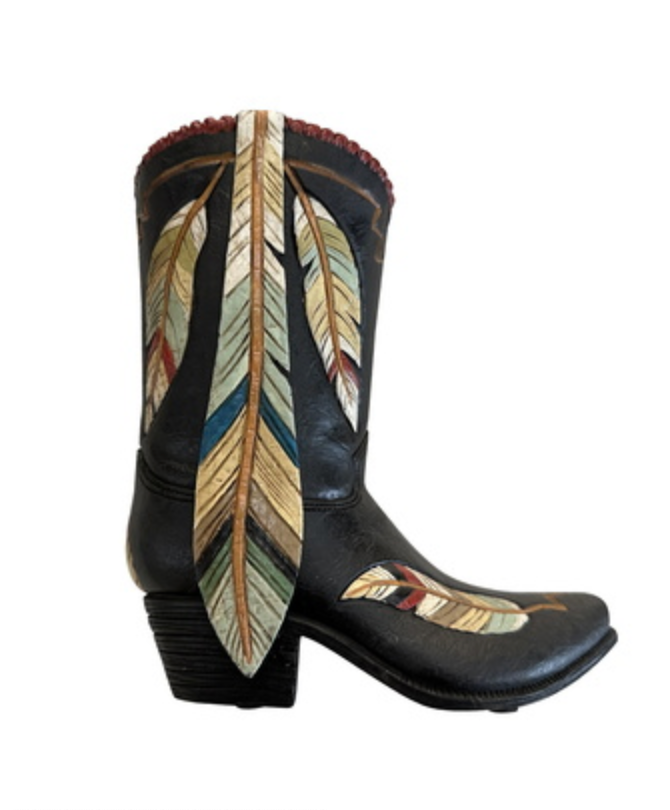 Pure Western Boot Vase