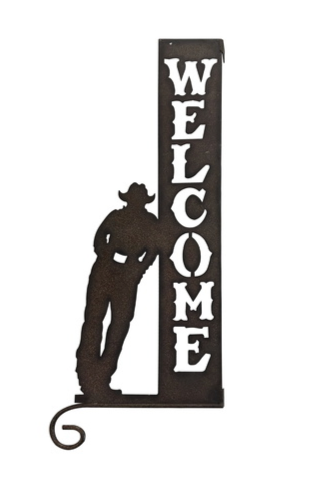 Pure Western Cowboy Welcome Sign