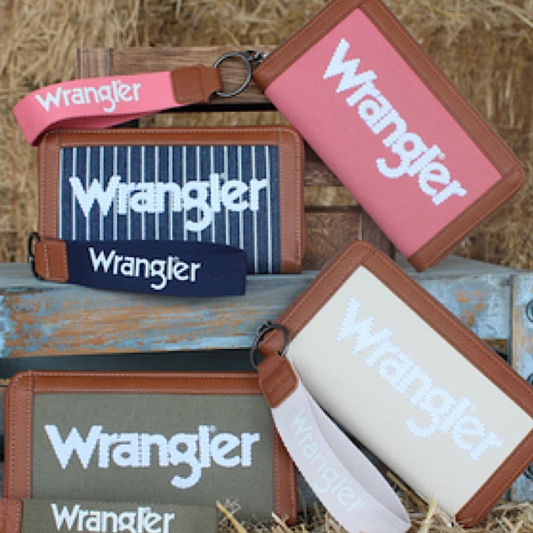 Wrangler Canvas Iconic Logo Wallet