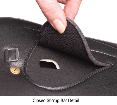 Exercise Saddle - Full Tree with Closed Stirrup Bar.