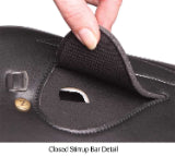 Zilco Suede Exercise Saddle - Full Tree with Closed Stirrup Bar.