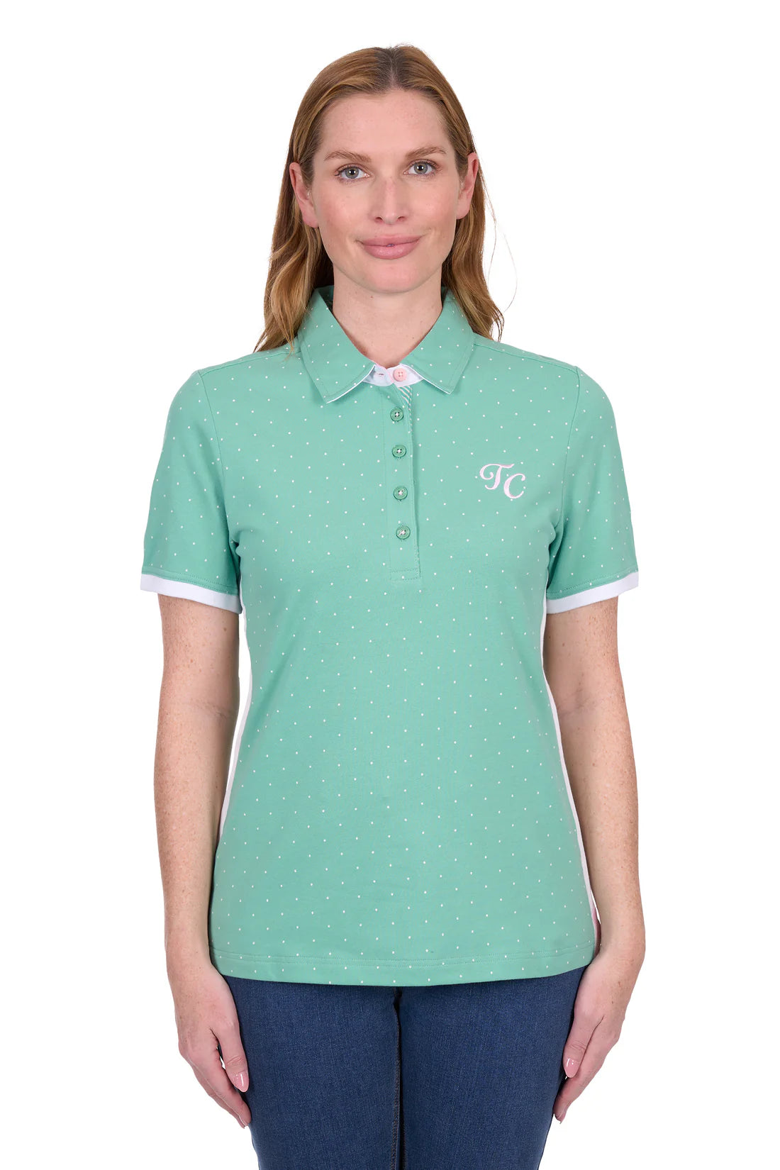 Womens Stacie Short Sleeve Polo