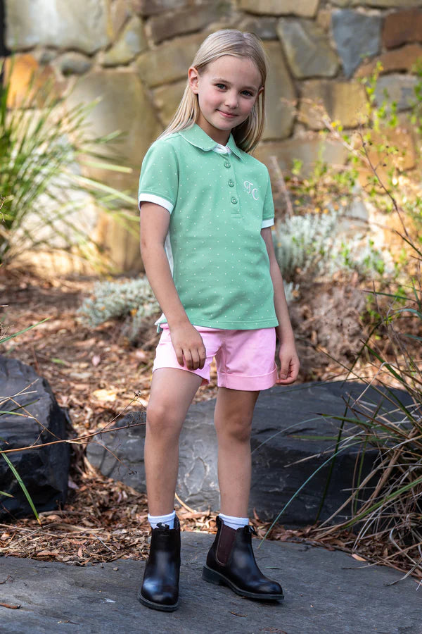 Girls Stacie Short Sleve Polo