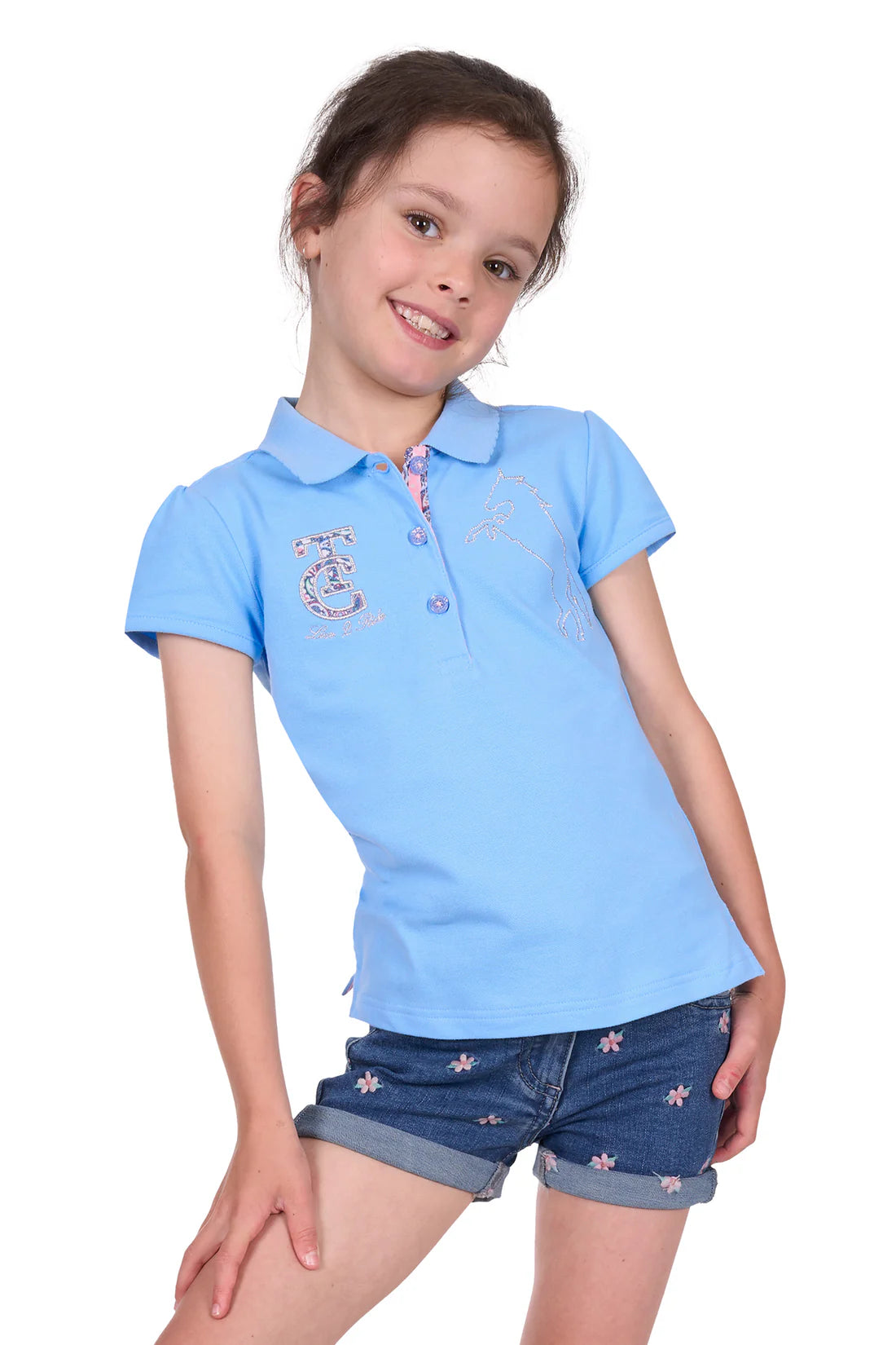 Girls Daisy Short Sleve Polo