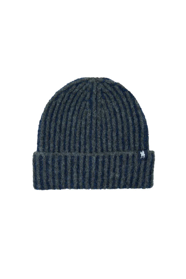 Thomas Cook Dawson Beanie Charcoal/nAVY