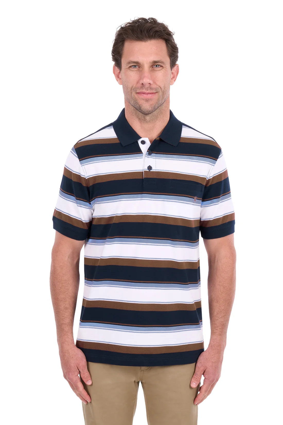 MENS RANDY 1PKT SS POLO