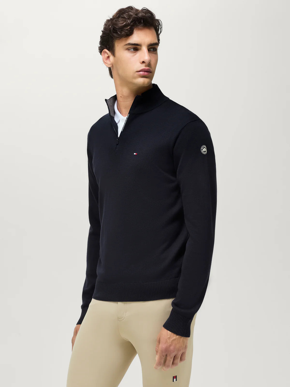 T/H IRVINE 1/4 ZIP SWEATER