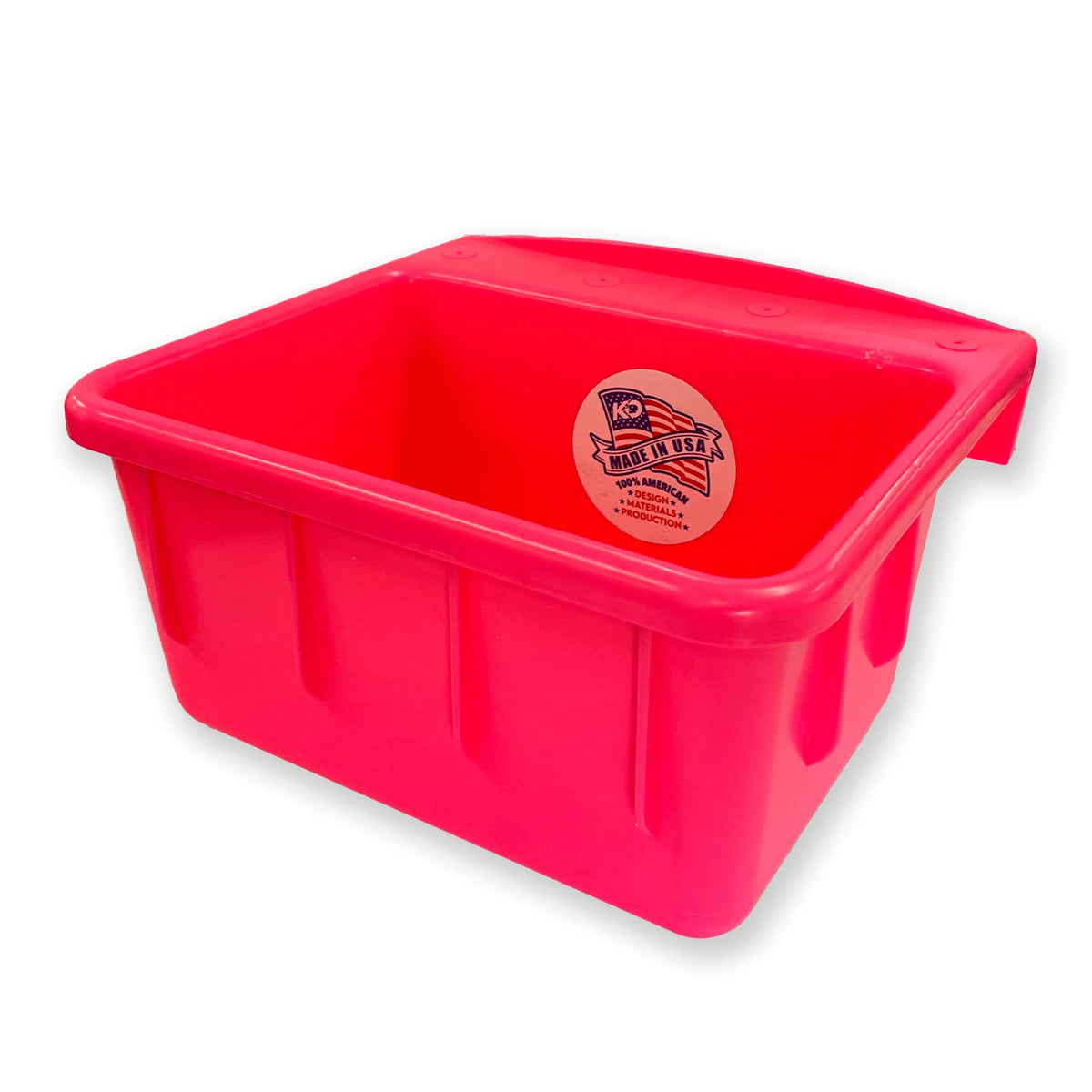 TOPTAC OVER THE FENCE UTILITY BIN PINK