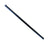 Plaited Top English Leather Show Whip with Plain Leather Shaft and Keeper