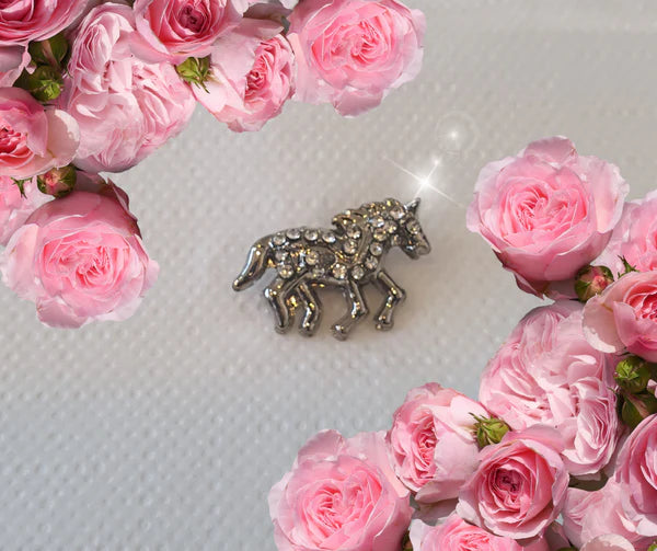 Horse Tie Tack - Rhinestone