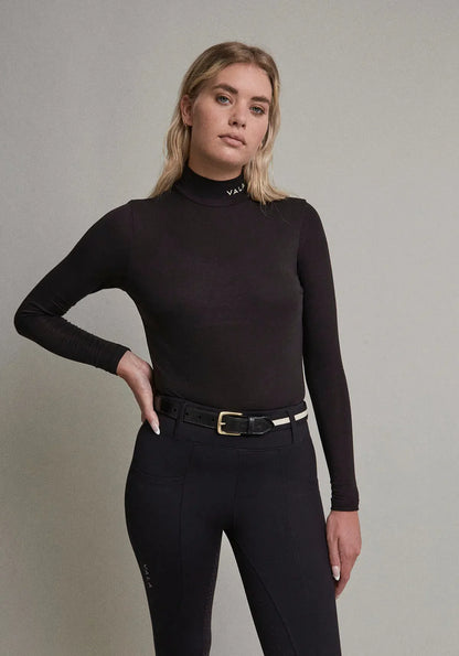 VALA Wool Blend Mock Neck