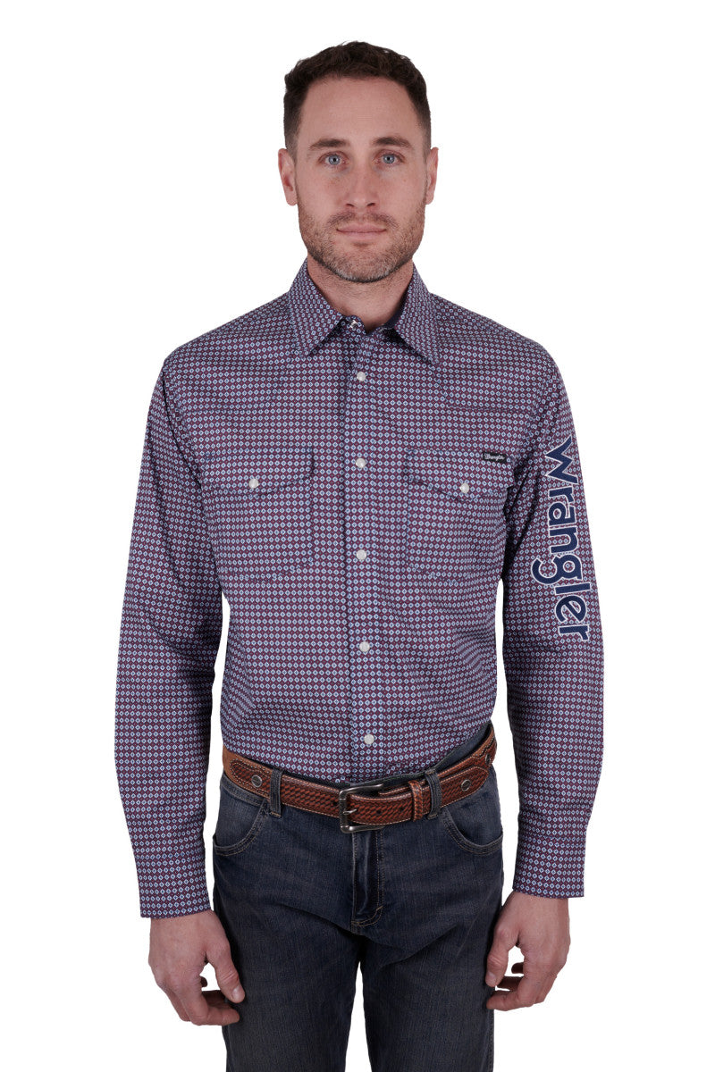 Wrangler Mark Long Sleeve Logo Shirt