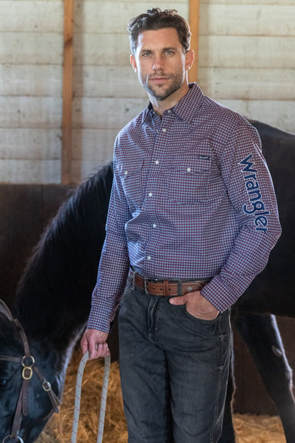 Wrangler Mark Long Sleeve Logo Shirt