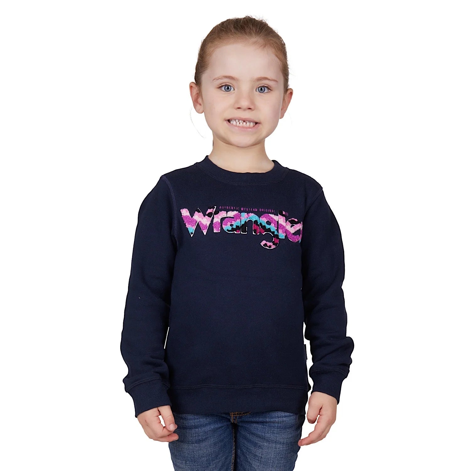 Wrangler Girls Doloris Crew Navy