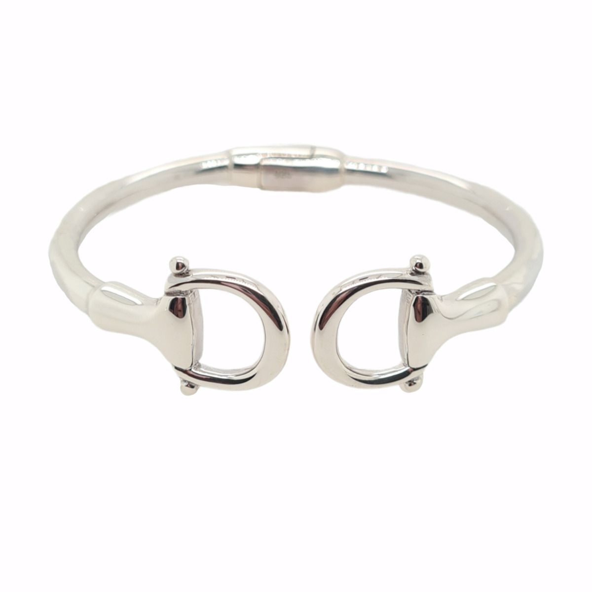 Horse Bit Bangle with Spring Clip