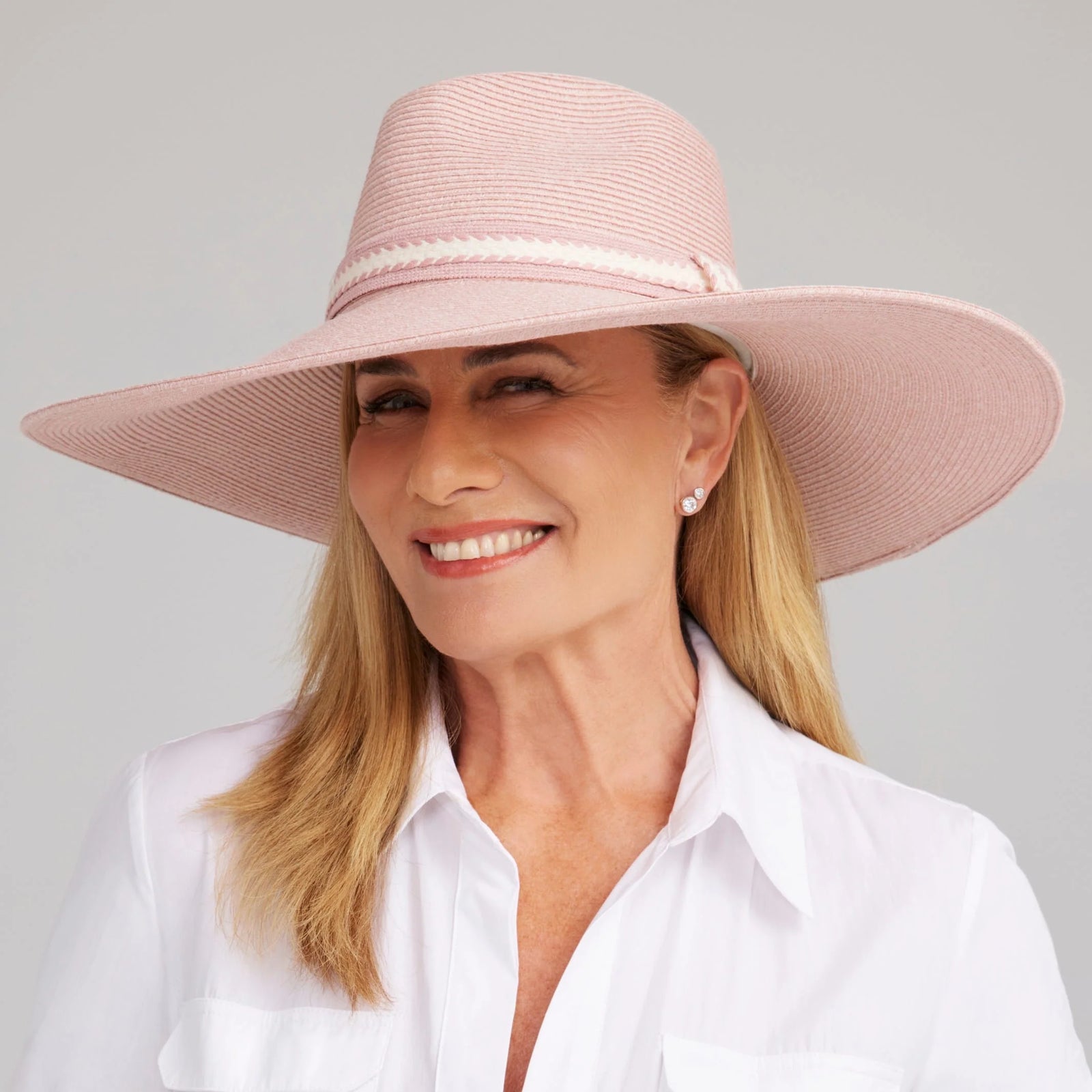 PEONY WIDE BRIM FEDORA