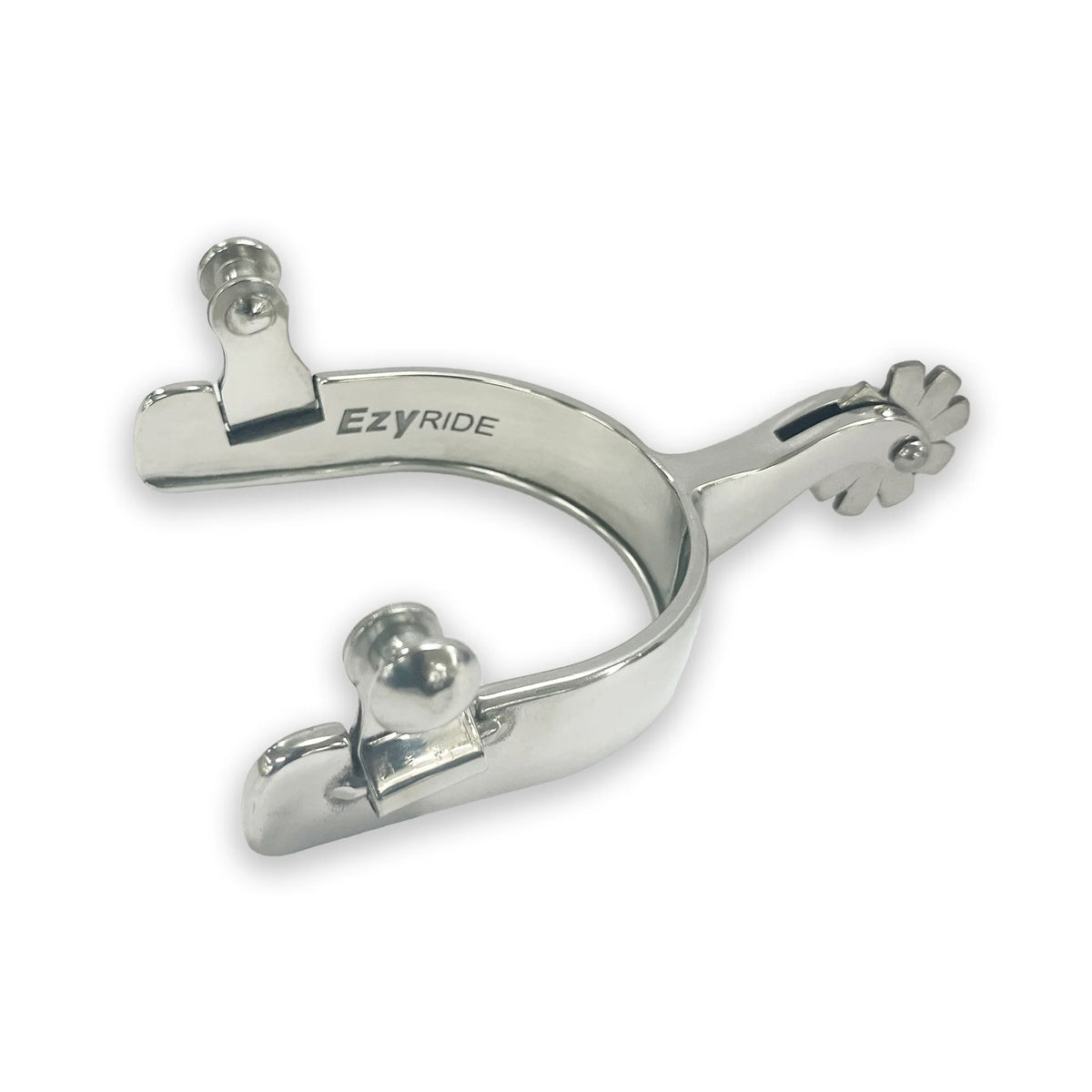 Ezy Ride Stockmans SPUR Stainless Steel, 1-3/4" Shank, 9pt SS Rowels